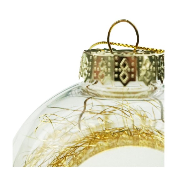 Bola navidad oro sublimación d.8cm
