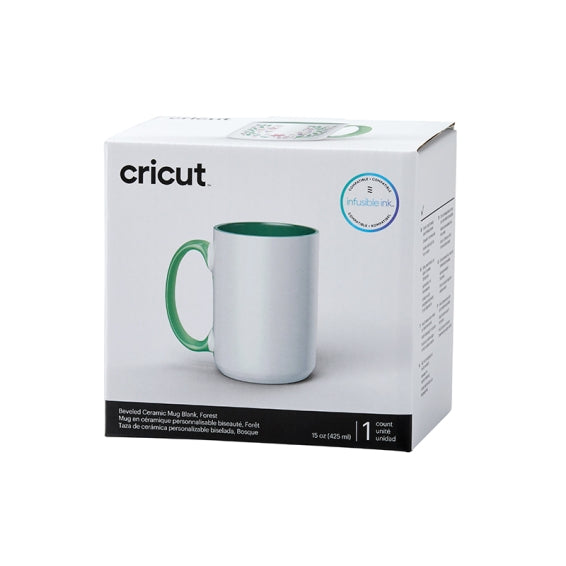 Cricut Taza cerámica color Forest 425ml (1ud)