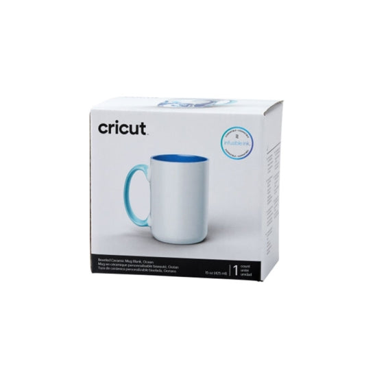 Cricut Taza cerámica color Ocean 425ml (1 ud)
