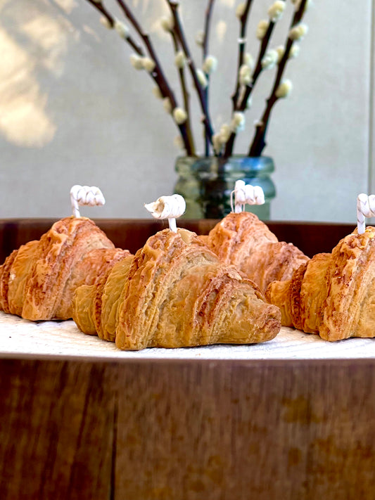 Vela de Croissant tostado