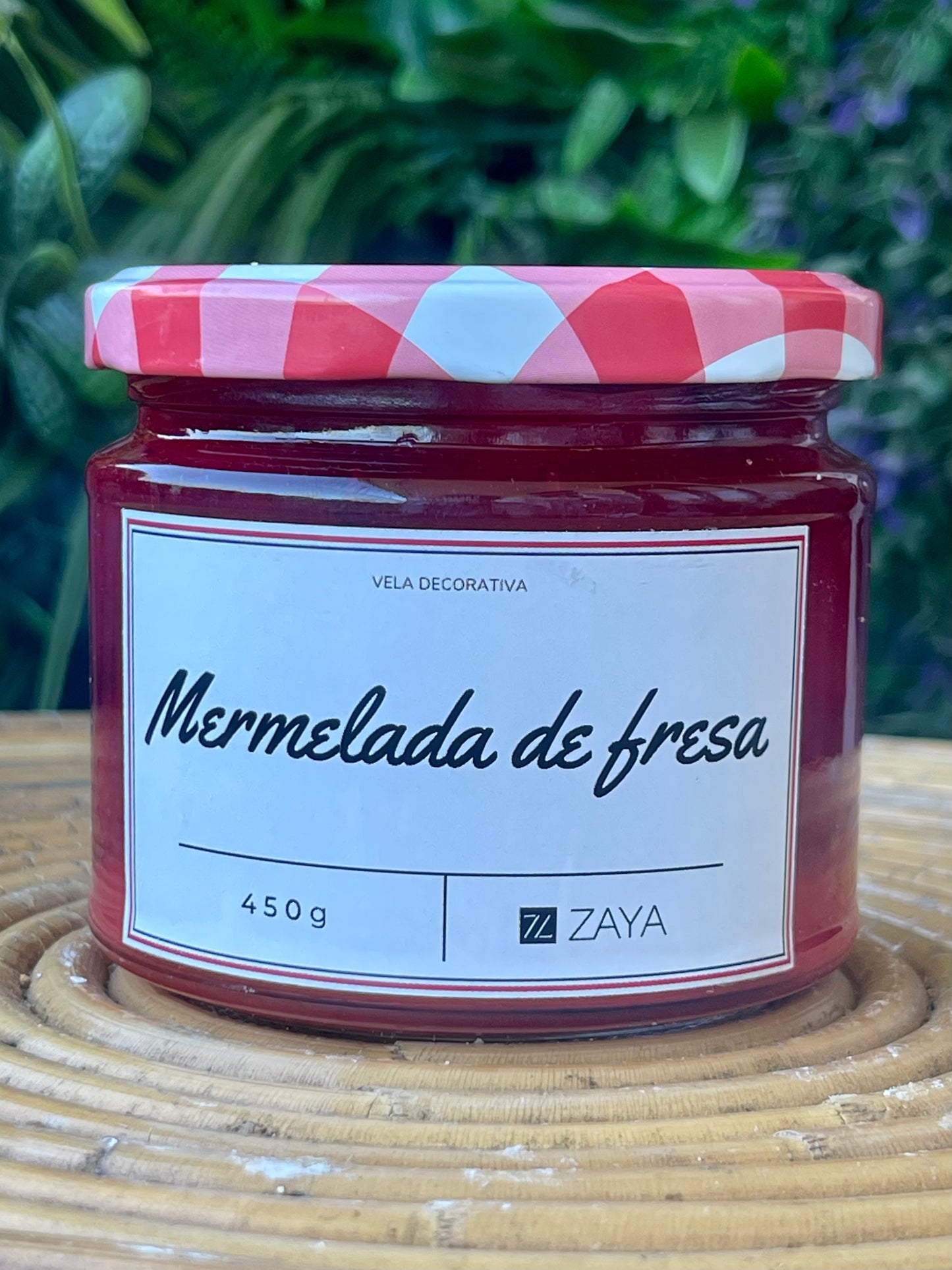 Vela de Mermelada de Fresa