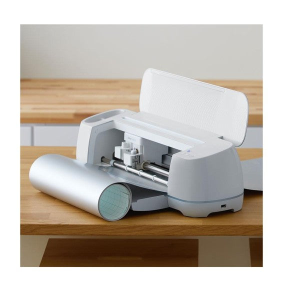 Cricut Smart Vinilo adhesivo removible metalizado color plata 33 cm x 3,6 m