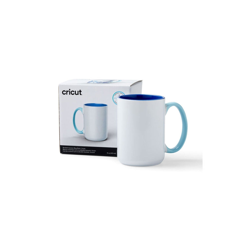Cricut Taza cerámica color Ocean 425ml (1 ud)