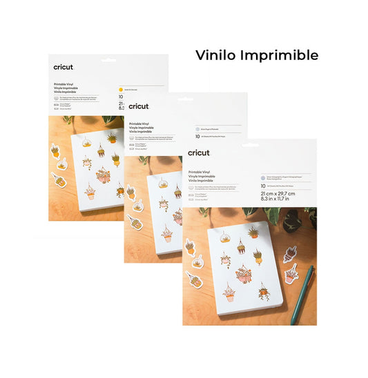 Cricut Vinilo Imprimible (10 hojas A4)