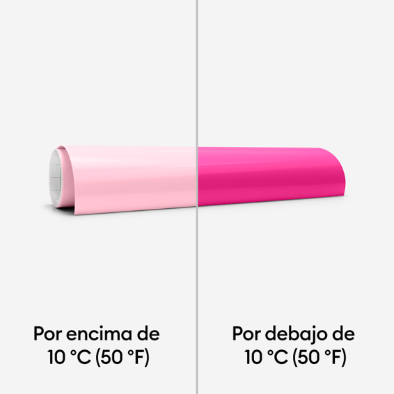 Cricut Vinilo Permanente con cambio de color termoactivado