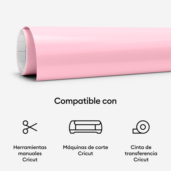 Cricut Vinilo Permanente con cambio de color termoactivado