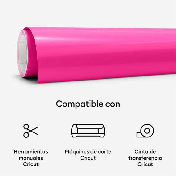 Cricut Vinilo Permanente con cambio de color termoactivado