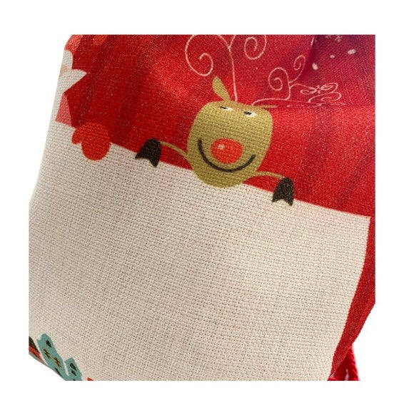 Saco navidad lino 30x40 personalizado